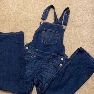 Denim overalls